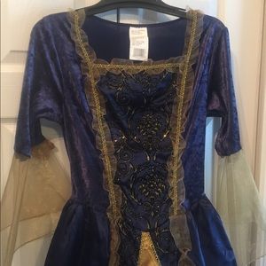 Victorian Beauty Beast Blue costume gown M